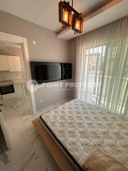 Новая квартира с мебелью и бытовой техникой в центре Аланьи и в 200 метрах от пляжа и набережной.-id-4666-фото-3