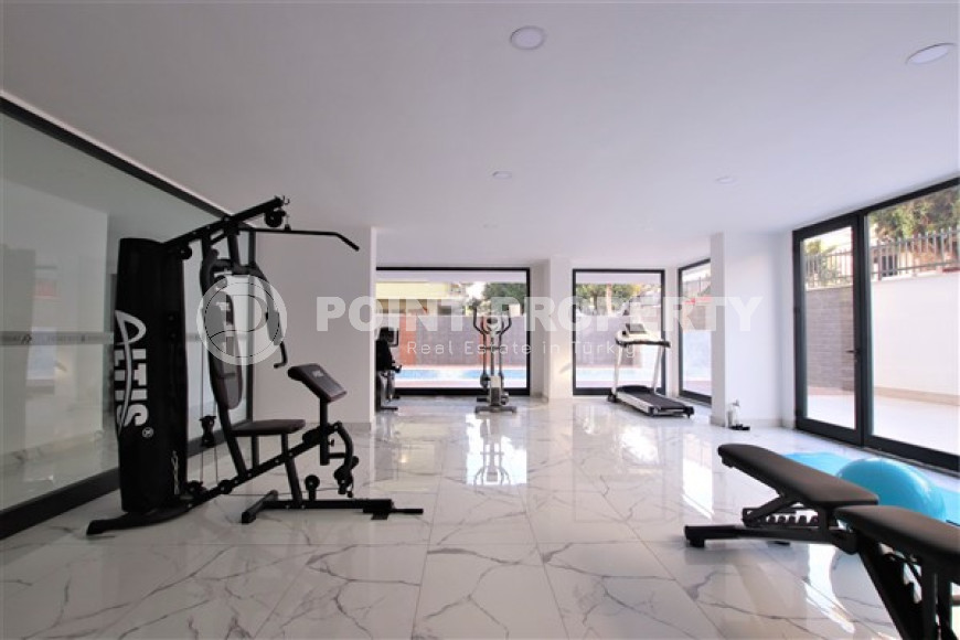 Новая квартира с мебелью и бытовой техникой в центре Аланьи и в 200 метрах от пляжа и набережной.-id-4666-фото-8