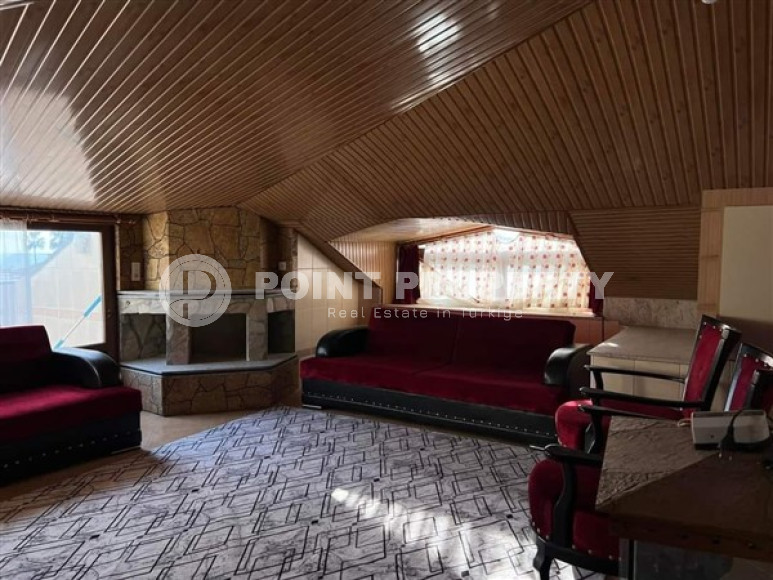 Двухэтажная вилла 3+1 с собственным садом в 150 метрах от пляжа в районе Конаклы.-id-4667-фото-6