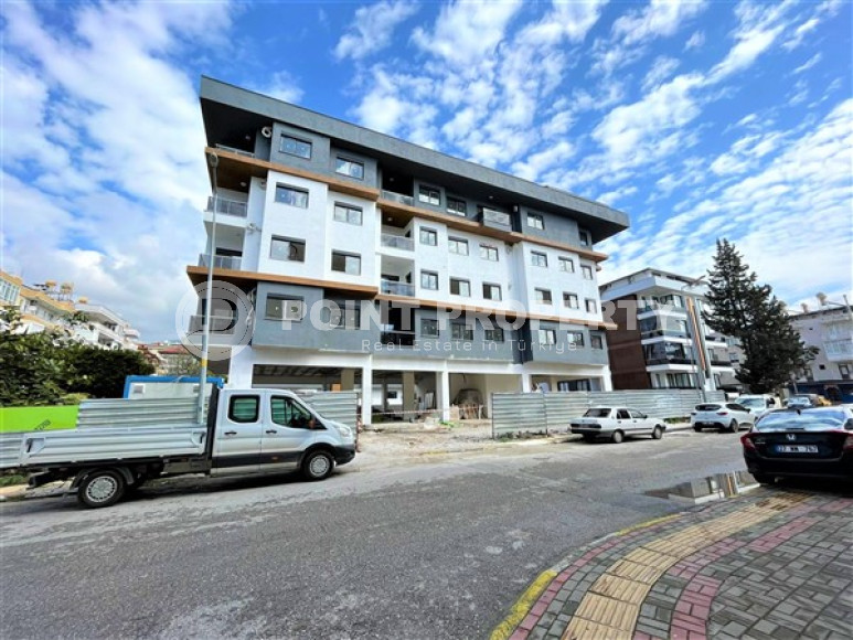 Двухуровневая квартира с тремя спальнями на этапе строительства, в центре Алании, 300м до моря-id-1695-фото-15