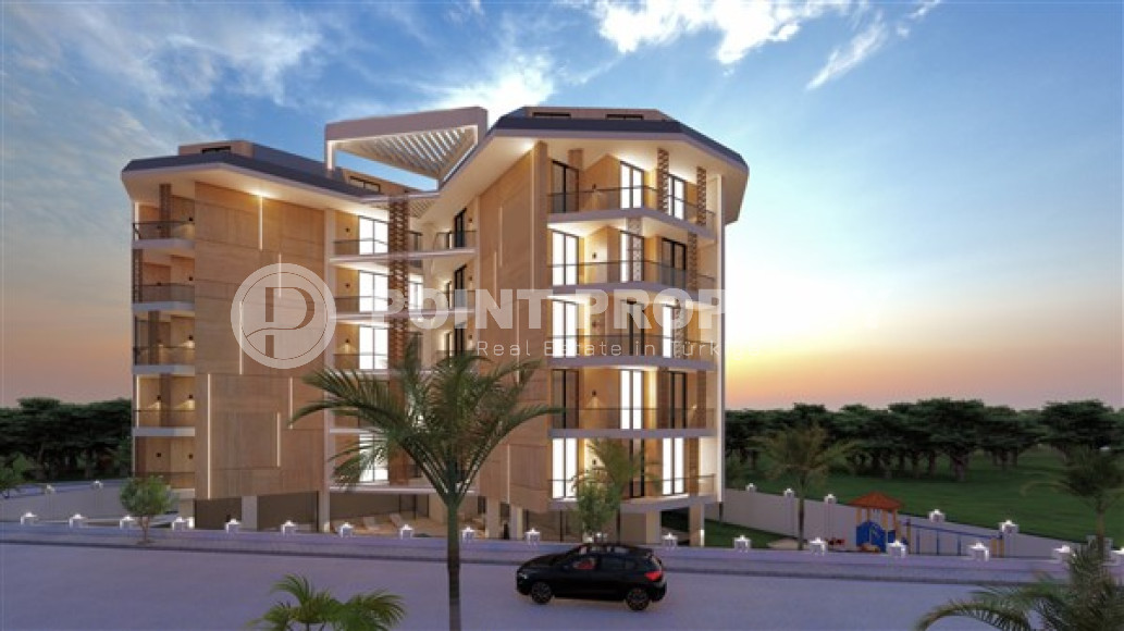 Двухуровневая квартира 110 м2 в строящейся малоэтажной резиденции, район Оба-id-4691-фото-3