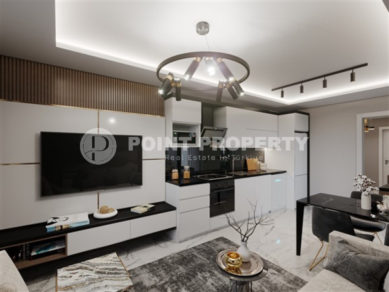 Inexpensive apartments with a 1+1 layout in a new residence in 2023, Mahmutlar district-id-4690-photo-2