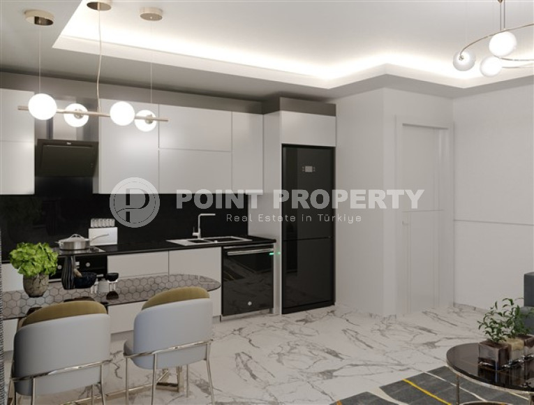 Inexpensive apartments with a 1+1 layout in a new residence in 2023, Mahmutlar district-id-4690-photo-4