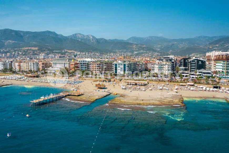 Меблированный пентхаус с тремя спальнями, 200м², в 50 метрах от моря, в районе Оба, Алания.-id-2475-фото-28