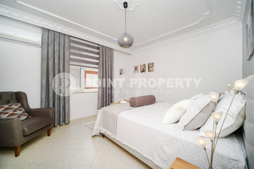 Меблированный пентхаус с тремя спальнями, 200м², в 50 метрах от моря, в районе Оба, Алания.-id-2475-фото-17