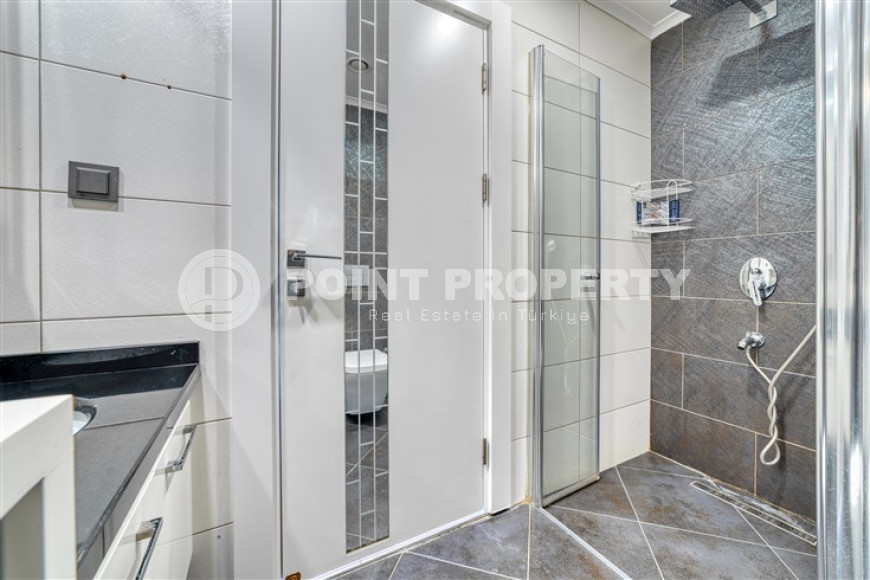 Просторная светлая квартира 3+1 с чистовой отделкой в 250 метрах от пляжа в престижном спокойном районе Аланьи - Тосмур.-id-4700-фото-10