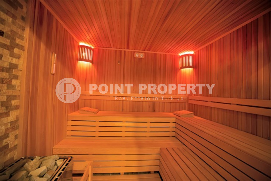 Просторная светлая квартира 3+1 с чистовой отделкой в 250 метрах от пляжа в престижном спокойном районе Аланьи - Тосмур.-id-4700-фото-21