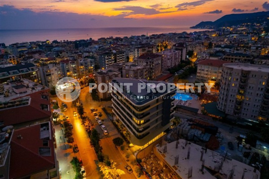 Новая квартира 1+1 в комфортабельной резиденции в центре Аланьи и в 450 метрах от  знаменитого пляжа Клеопатры.-id-4702-фото-19