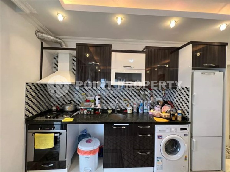 Прекрасная двухкомнатная квартира с балконом в 400 метрах от Средиземного моря, Махмутлар-id-4710-фото-3