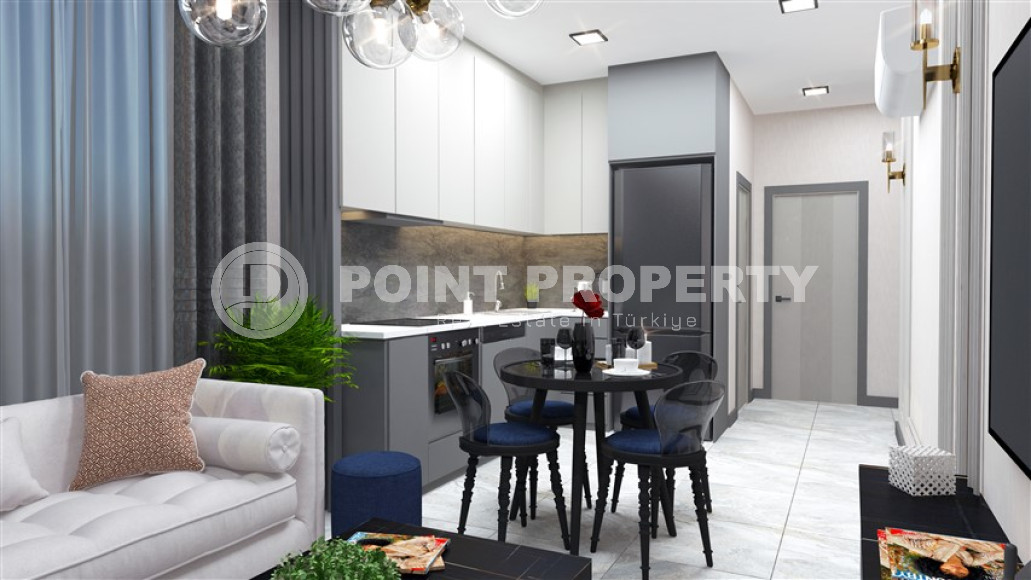 Квартиры и дуплексы с площадью 46 - 100 м2 в красивой малоэтажной резиденции, Демирташ-id-4712-фото-2