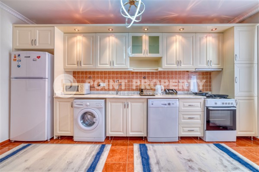 Панорамная квартира 2+1 с современным дизайном, мебелью и бытовой техникой в 250 метрах от моря-id-4721-фото-3