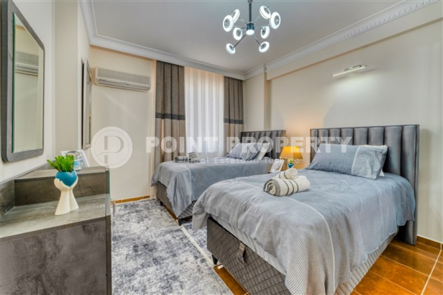 Панорамная квартира 2+1 с современным дизайном, мебелью и бытовой техникой в 250 метрах от моря-id-4721-фото-5