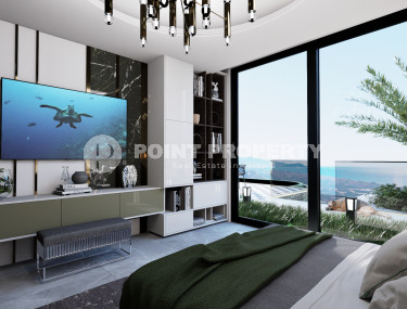 Просторная новая вилла 4+1 с собственным бассейном и садом в элитном районе Аланьи - Каргыджак-id-4726-фото-2