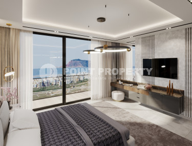 Просторная новая вилла 4+1 с собственным бассейном и садом в элитном районе Аланьи - Каргыджак-id-4726-фото-3