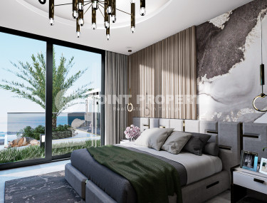 Просторная новая вилла 4+1 с собственным бассейном и садом в элитном районе Аланьи - Каргыджак-id-4726-фото-5