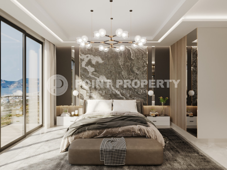 Просторная новая вилла 4+1 с собственным бассейном и садом в элитном районе Аланьи - Каргыджак-id-4726-фото-7