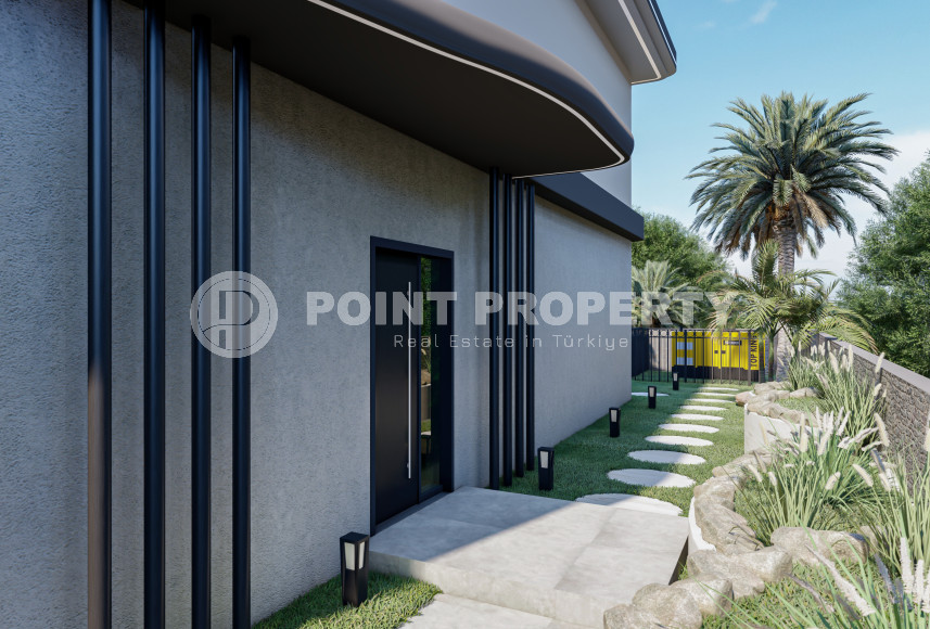 Просторная новая вилла 4+1 с собственным бассейном и садом в элитном районе Аланьи - Каргыджак-id-4726-фото-10