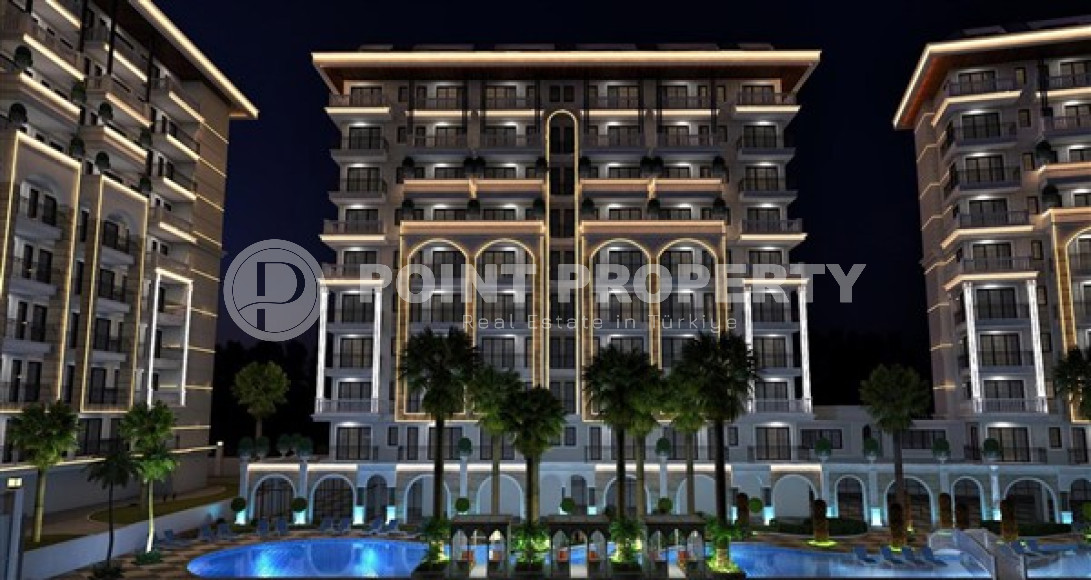 Просторная квартира с одной спальней в резиденции на завершающем этапе строительства в центре Аланьи-id-4727-фото-9