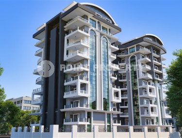 Небольшая квартира в резиденции на этапе строительства в нескольких минутах ходьбы от пляжа и центра Аланьи-id-4728-фото-1