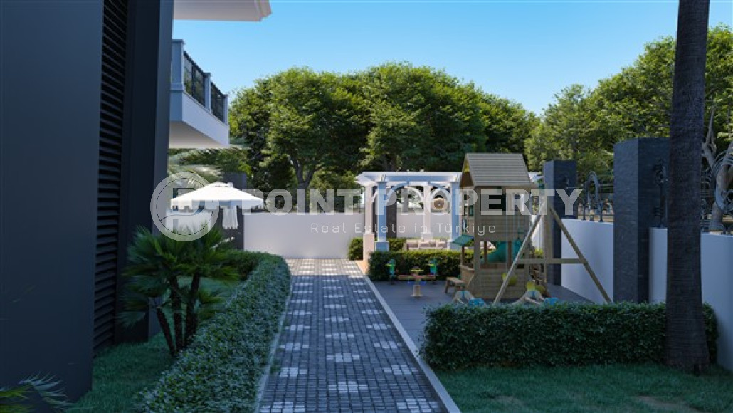 Небольшая квартира в резиденции на этапе строительства в нескольких минутах ходьбы от пляжа и центра Аланьи-id-4728-фото-7