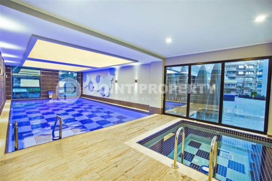 Панорамная квартира на 6-м этаже в роскошном жилом комплексе в центре района Тосмур-id-4730-фото-8