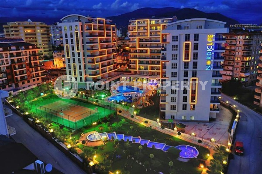 Панорамная квартира на 6-м этаже в роскошном жилом комплексе в центре района Тосмур-id-4730-фото-18