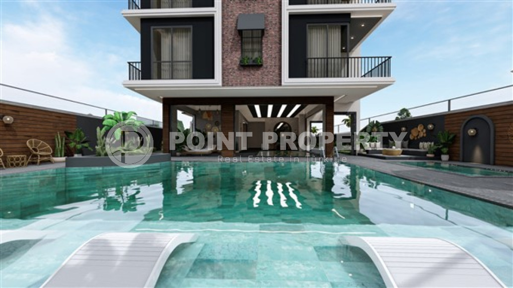 Апартаменты в резиденции на этапе строительства  в 300 метрах от пляжа и набережной в центре Аланьи-id-4732-фото-3