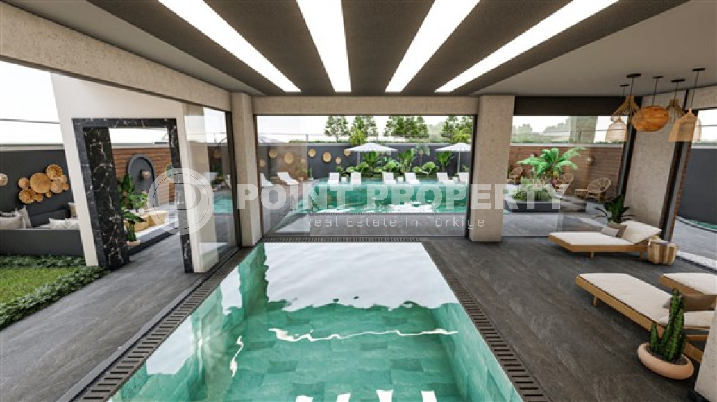 Апартаменты в резиденции на этапе строительства  в 300 метрах от пляжа и набережной в центре Аланьи-id-4732-фото-6