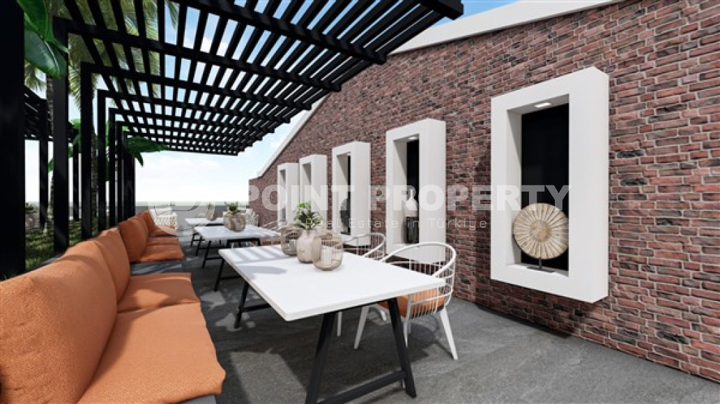 Апартаменты в резиденции на этапе строительства  в 300 метрах от пляжа и набережной в центре Аланьи-id-4732-фото-12