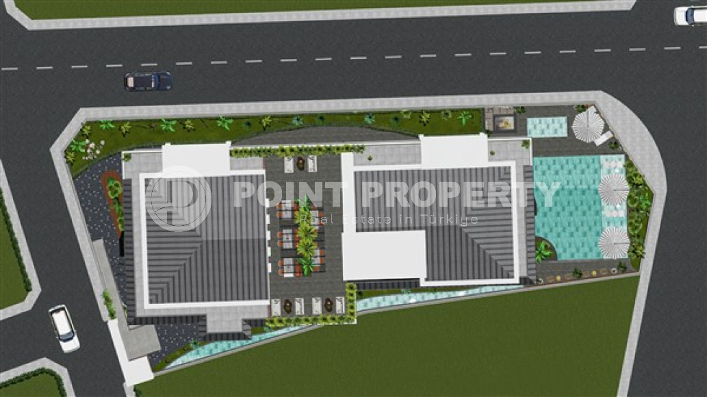 Апартаменты в резиденции на этапе строительства  в 300 метрах от пляжа и набережной в центре Аланьи-id-4732-фото-17