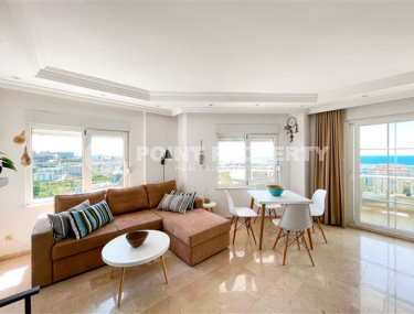 Красивые трёхкомнатные апартаменты с мебелью и двумя видовыми балконами, Тосмур-id-4735-фото-5