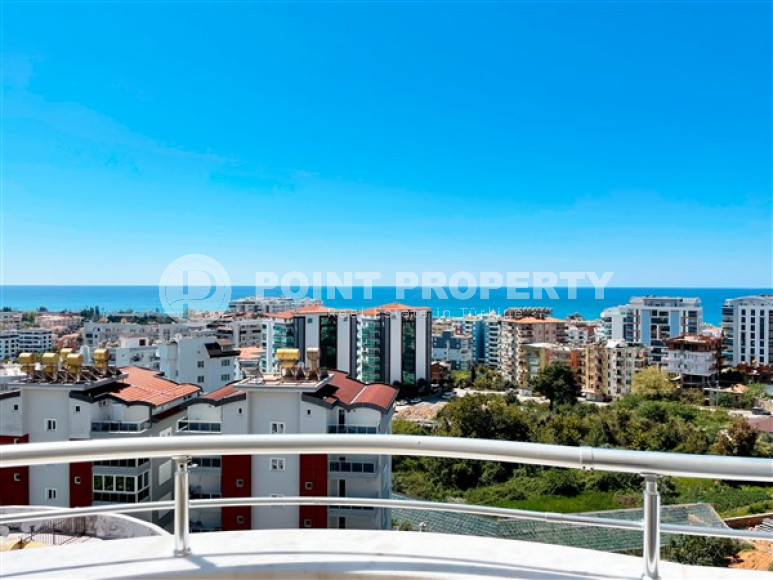 Красивые трёхкомнатные апартаменты с мебелью и двумя видовыми балконами, Тосмур-id-4735-фото-14