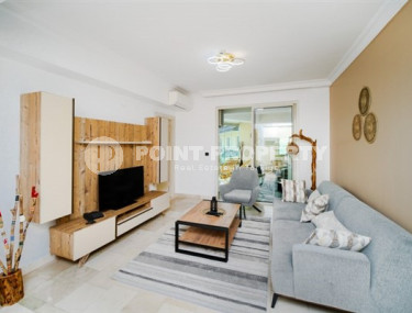 Красочная квартира с планировкой комнат 2+1 в превосходном комплексе на удалении от моря, Каргыджак-id-4738-фото-4