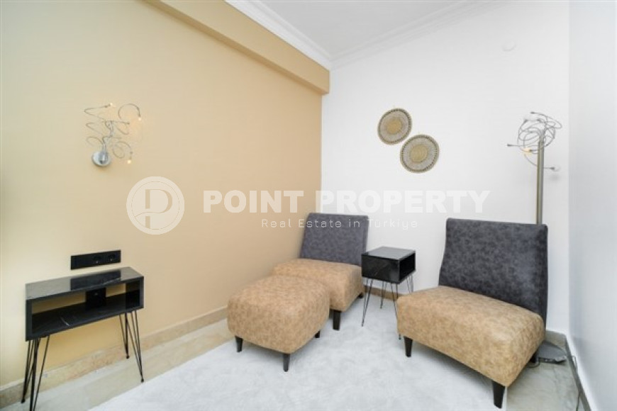 Красочная квартира с планировкой комнат 2+1 в превосходном комплексе на удалении от моря, Каргыджак-id-4738-фото-7