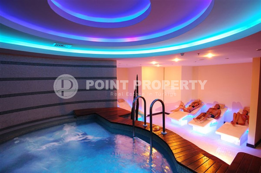 Красочная квартира с планировкой комнат 2+1 в превосходном комплексе на удалении от моря, Каргыджак-id-4738-фото-13