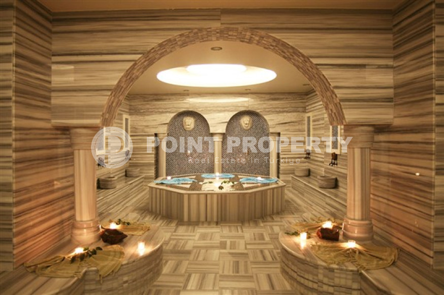 Красочная квартира с планировкой комнат 2+1 в превосходном комплексе на удалении от моря, Каргыджак-id-4738-фото-15