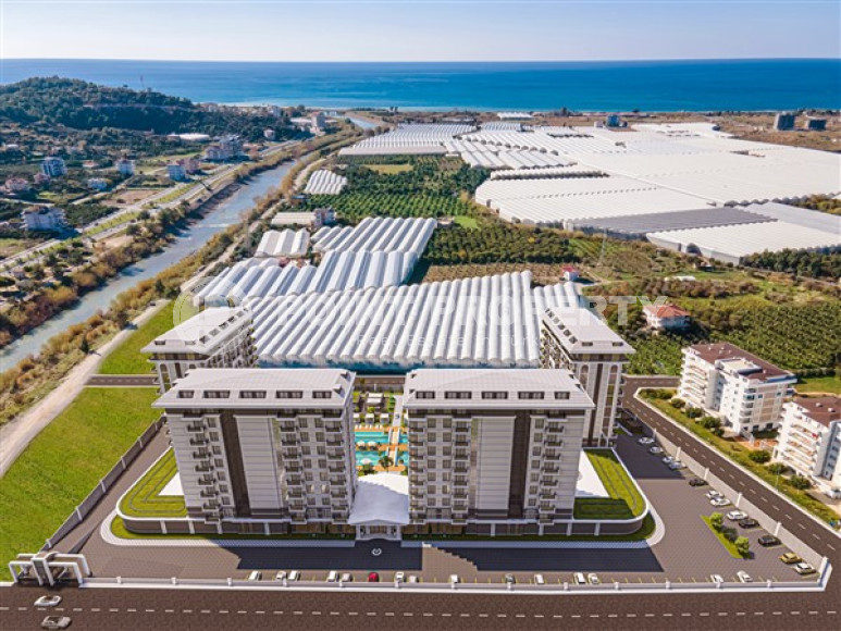 Two 1+1 apartments with an area of 54 m2 each, in a residence under construction located in the Demirtas area-id-4740-photo-2