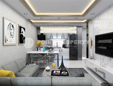 Two 1+1 apartments with an area of 54 m2 each, in a residence under construction located in the Demirtas area-id-4740-photo-5