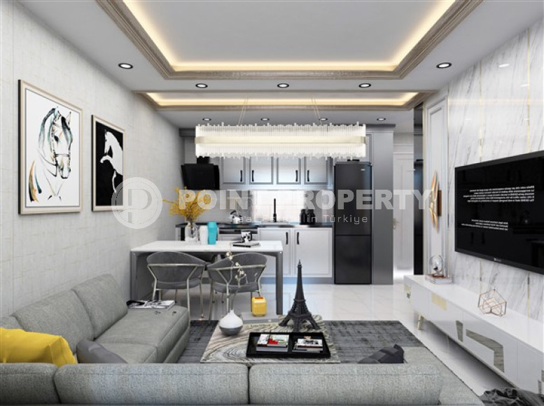 Two 1+1 apartments with an area of 54 m2 each, in a residence under construction located in the Demirtas area-id-4740-photo-5