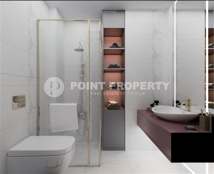 Two 1+1 apartments with an area of 54 m2 each, in a residence under construction located in the Demirtas area-id-4740-photo-10