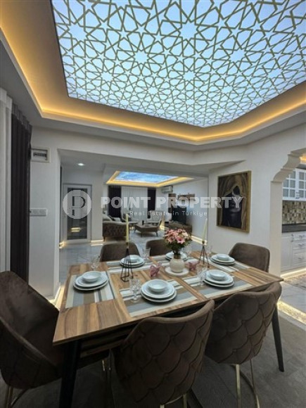 Двухэтажная вилла 150 м2 с красивым внутренним интерьером, район Каргыджак-id-4741-фото-3