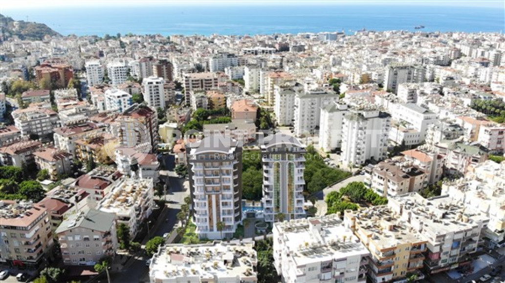 Двухкомнатная квартира в строящейся резиденции из двух блоков в центре Аланьи. Дата завершения работ - май 2024 года.-id-4744-фото-6