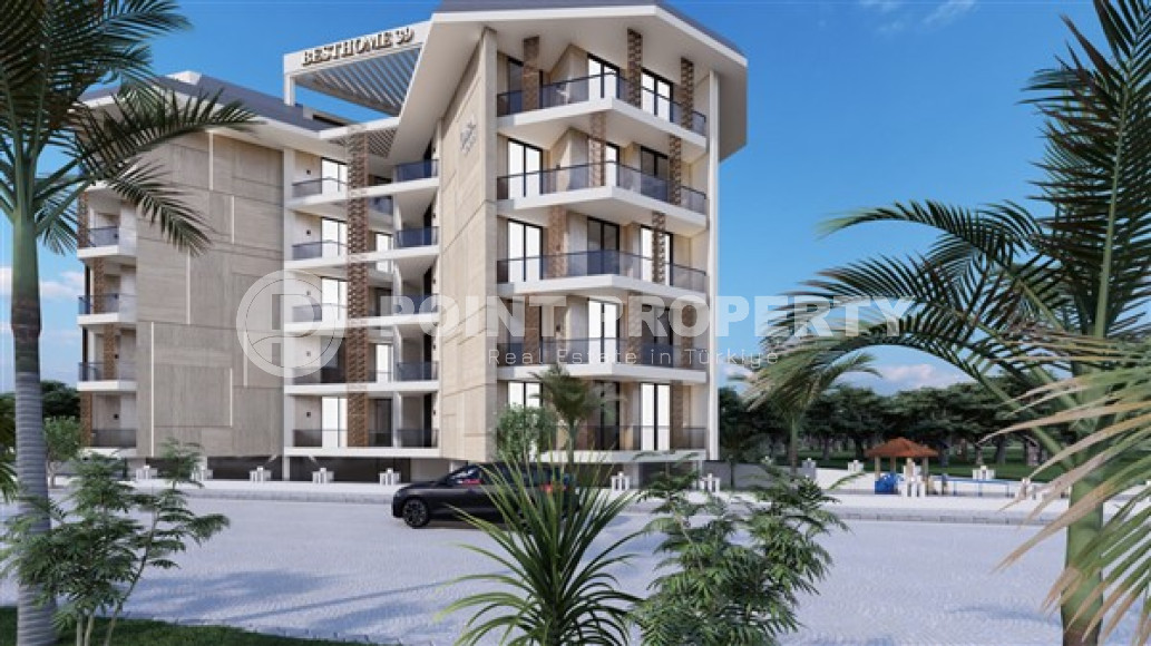 Двухуровневая квартира на 5 этаже и крыше строящегося комплекса в районе Оба-id-4745-фото-3