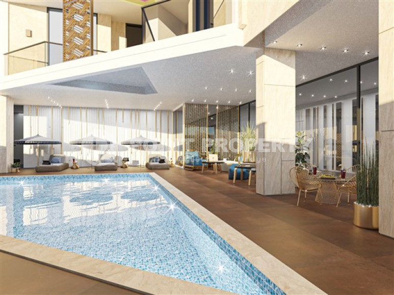 Двухуровневая квартира на 5 этаже и крыше строящегося комплекса в районе Оба-id-4745-фото-15