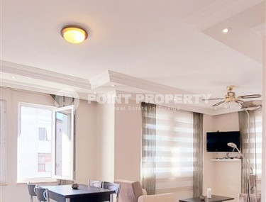 Compact two-room apartment 45 m2 with a balcony, Alanya center, Cleopatra Beach area-id-4746-photo-1