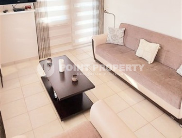 Компактная двухкомнатная квартира 45 м2 с балконом, центр Аланьи, район пляжа Клеопатра-id-4746-фото-2