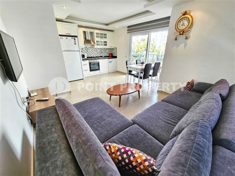 Меблированная двухкомнатная квартира 62 м2 в комплексе 2018 года, Махмутлар-id-4747-фото-3