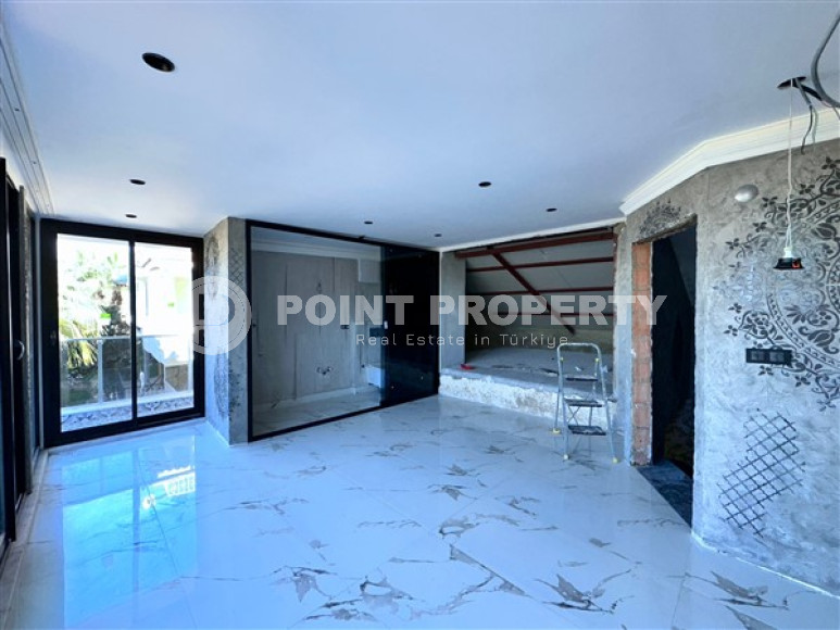 Двойная вилла с площадью 150 м2 и двумя этажами с выходом на крышу, район Каргыджак-id-4751-фото-6