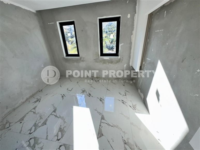 Двойная вилла с площадью 150 м2 и двумя этажами с выходом на крышу, район Каргыджак-id-4751-фото-8