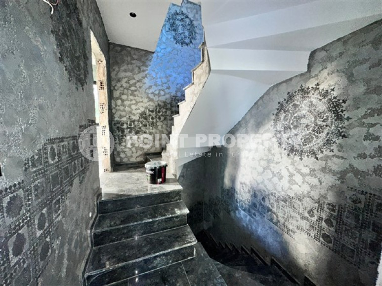 Двойная вилла с площадью 150 м2 и двумя этажами с выходом на крышу, район Каргыджак-id-4751-фото-10